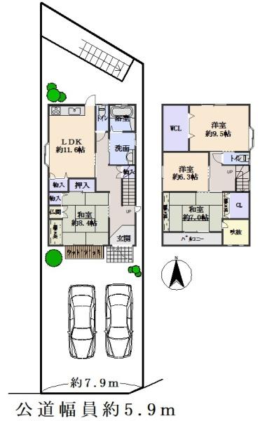 守山区白沢町　中古戸建