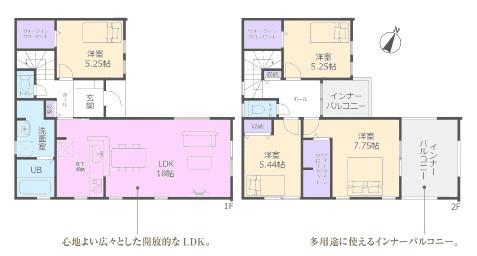 守山区上志段味築分譲住宅　４号棟