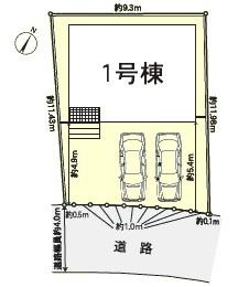 尾張旭市旭前町新築分譲住宅　１号棟