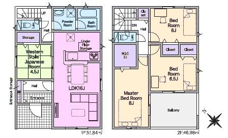 瀬戸市瘤木町新築分譲住宅　１号棟