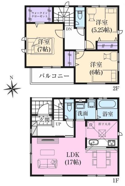 グラファーレ　春日井市白山町新築分譲住宅　１号棟