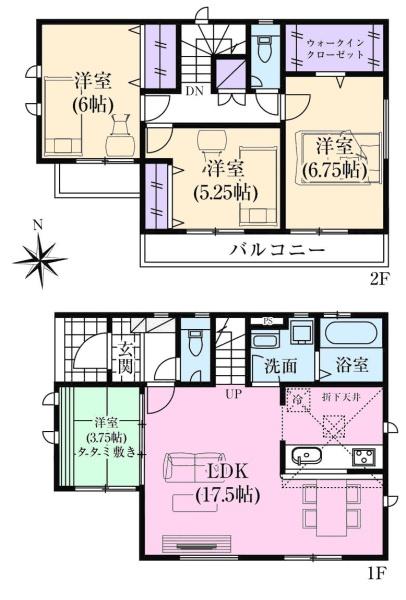 グラファーレ　春日井市白山町新築分譲住宅　２号棟