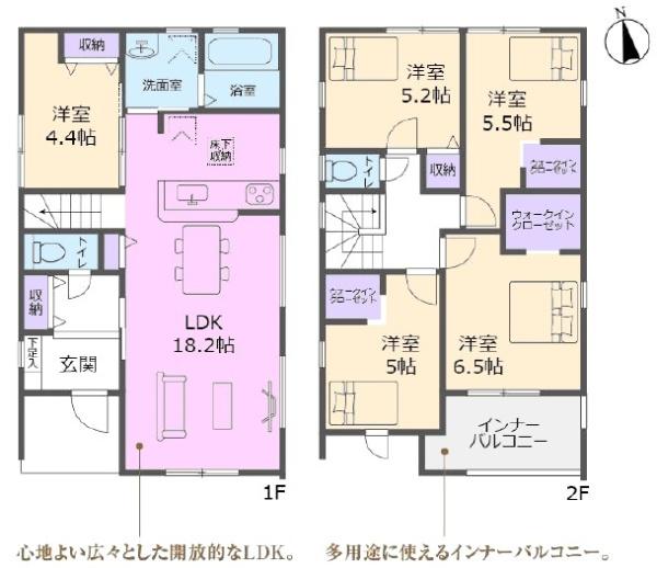 春日井市町屋町新築分譲住宅　２号棟