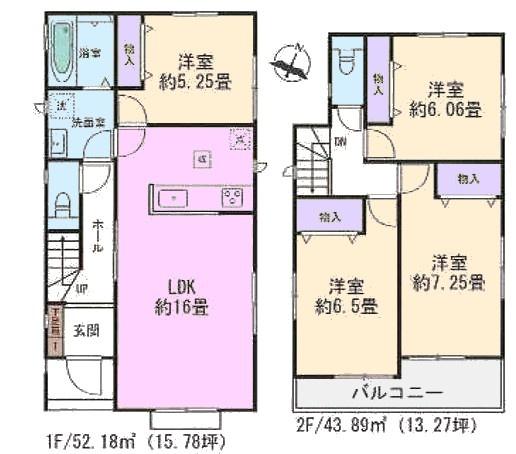 瀬戸市萩山台新築分譲住宅　B号棟