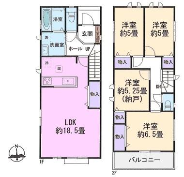 春日井市石尾台新築分譲住宅　B号棟