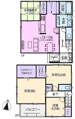 春日井市味美上ノ町新築分譲住宅　２号棟