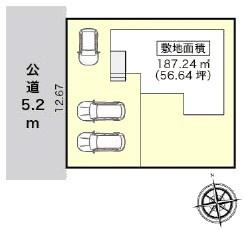 春日井市神屋町焼山新築分譲住宅　１号棟
