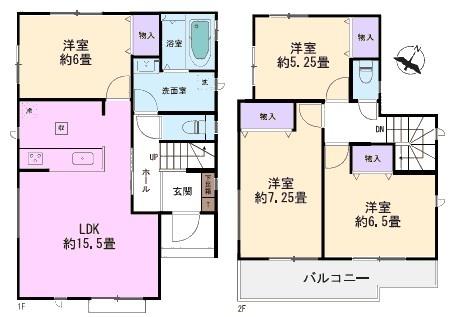 春日井市上条町新築分譲住宅　A号棟