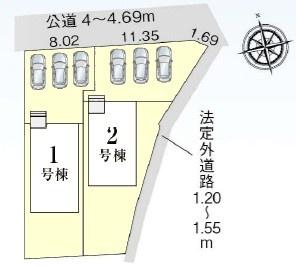 春日井市坂下町新築分譲住宅　１号棟
