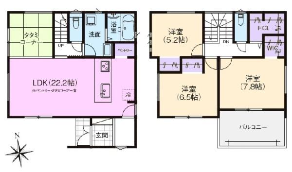 春日井市高座台新築分譲住宅　２号棟