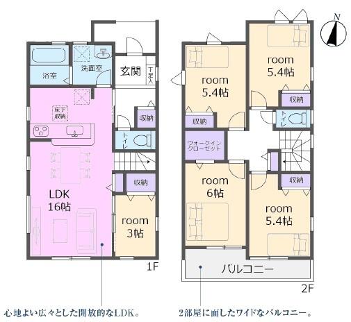 春日井市熊野桜佐区画整理新築分譲住宅　３号棟