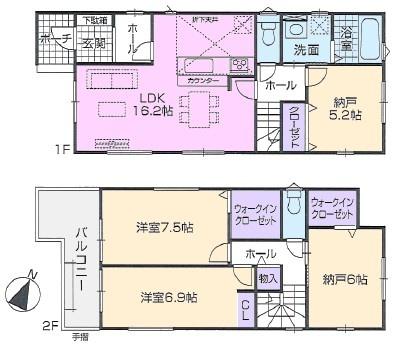 春日井市乙輪町新築分譲住宅　１号棟