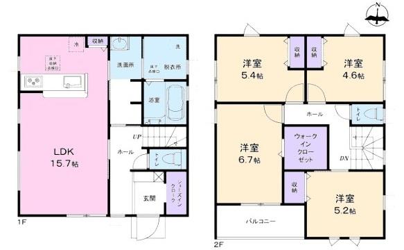 瀬戸市松原町新築分譲住宅　１号棟