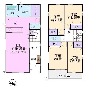 守山区苗代町新築分譲住宅 A号棟