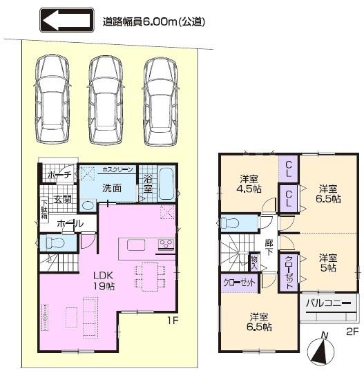 春日井市中新町新築分譲住宅　２号棟