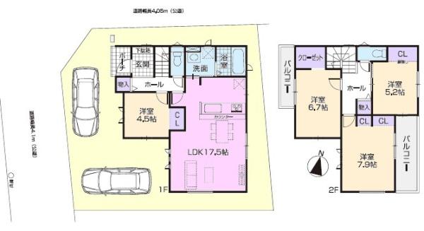 春日井市牛山町新築分譲住宅 1号棟