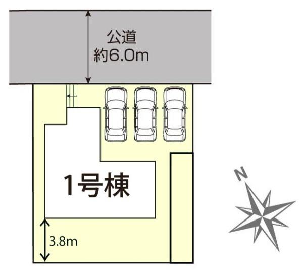 春日井市神屋町新築分譲住宅　１号棟