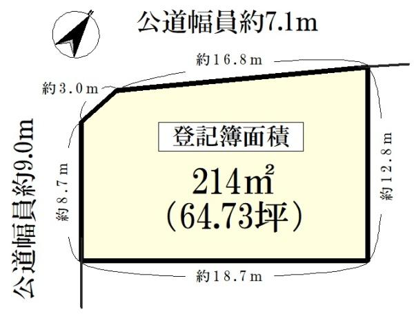 瀬戸市東長根町の土地