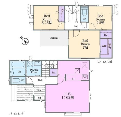 守山区緑ケ丘新築分譲住宅 A号棟