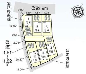 守山区瀬古東新築分譲住宅　１号棟