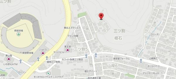 盛岡市三ツ割５丁目の土地