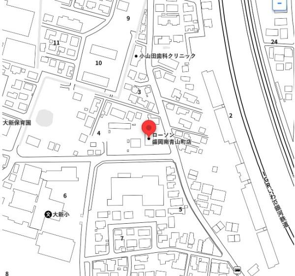 盛岡市中堤町の中古一戸建て(ローソン盛岡南青山町店)