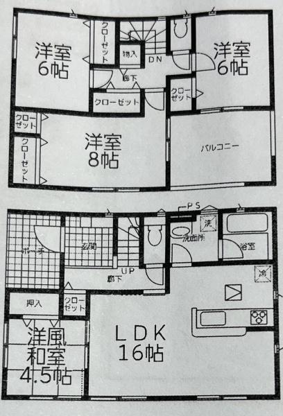 滝沢　葉の木沢山　一戸建て