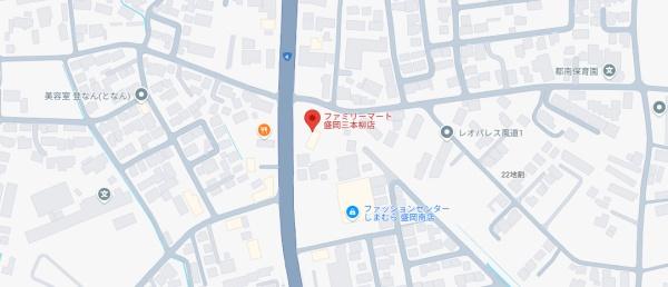 盛岡市三本柳　新築戸建て(ファミリーマート盛岡三本柳店)