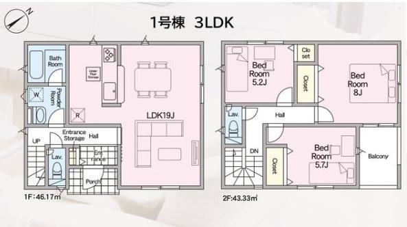 盛岡市　西青山　２号棟