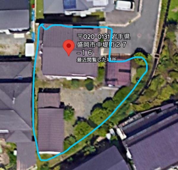盛岡市中堤町の土地