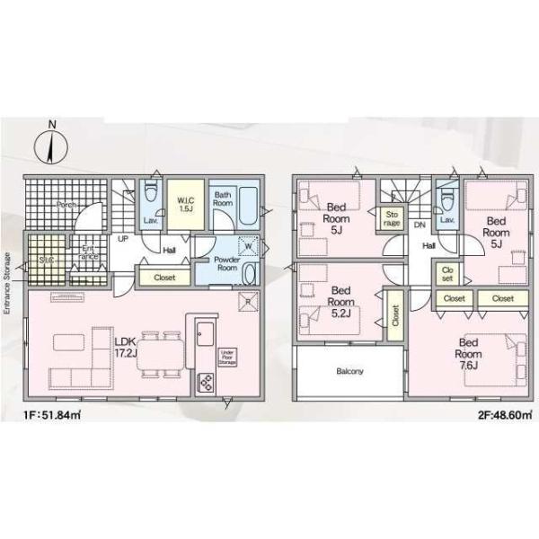 盛岡市　高松　建売　1号棟