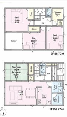 盛岡市　上堂　新築建売　１号棟