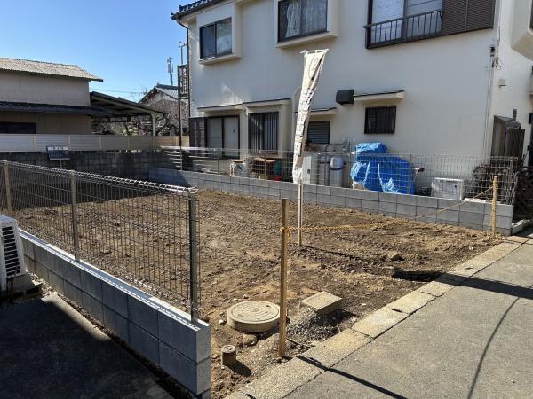 砂新田　歩８分　建築条件無し売地