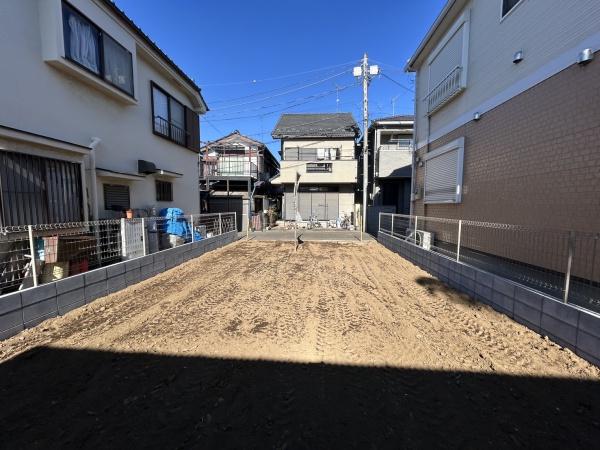 砂新田　歩８分　建築条件無し売地