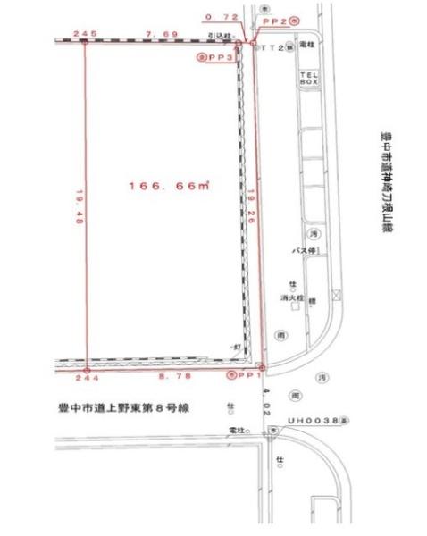 豊中市上野東3丁目　売土地
