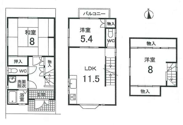 京都市左京区吉田下阿達町の中古一戸建