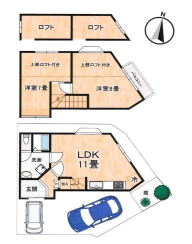 京都市北区大宮西野山町の中古一戸建て