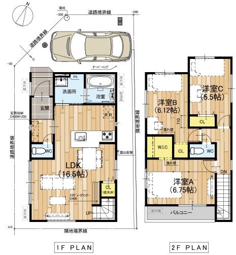 京都市北区鷹峯藤林町の新築一戸建