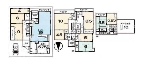 京都市北区衣笠西馬場町の中古一戸建