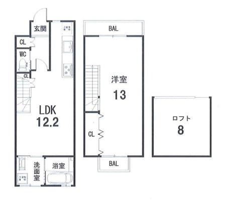 京都市左京区修学院川尻町の中古テラスハウス