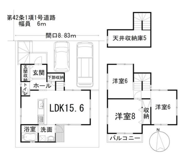 京都市北区西賀茂川上町の新築一戸建
