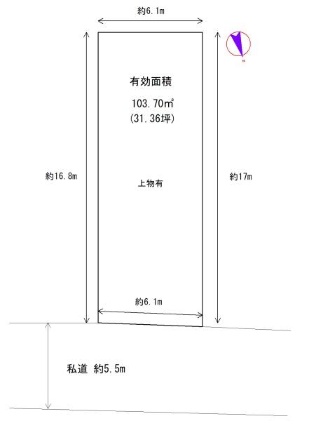 京都市右京区太秦堀池町の売土地