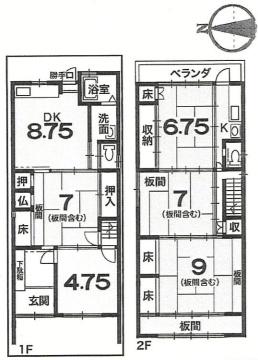 京都市北区紫野下柏野町の中古一戸建