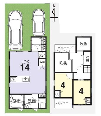 京都市北区西賀茂大栗町の新築一戸建
