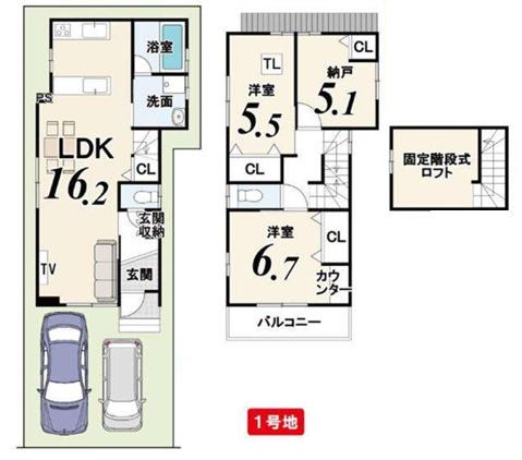 京都市北区大宮東脇台町の新築一戸建