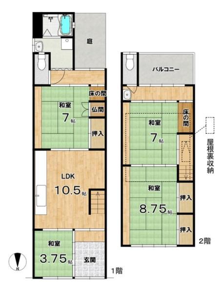 京都市上京区上長者町通油小路西入橋本町の中古一戸建