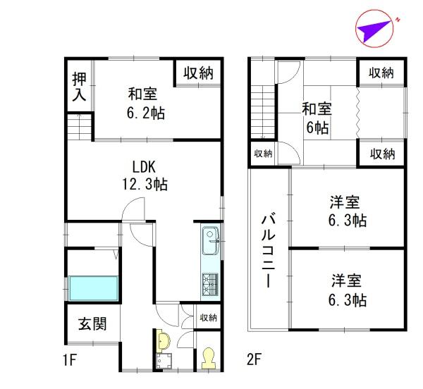 奈良市東之阪町の中古一戸建