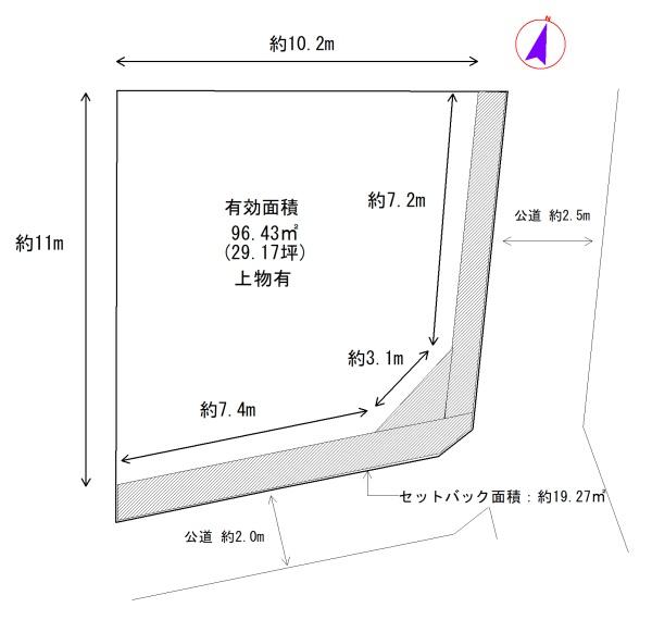 京都市北区出雲路松ノ下町の売土地