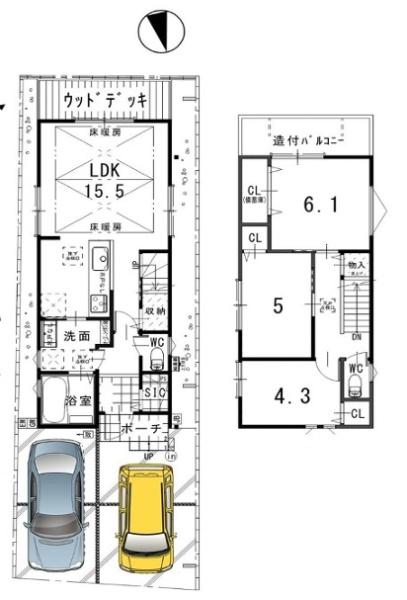 京都市左京区修学院水上田町の新築一戸建