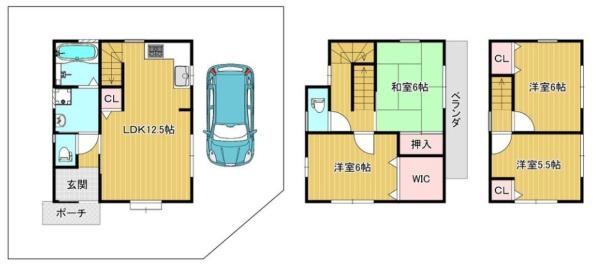 京都市北区鷹峯旧土居町の中古一戸建